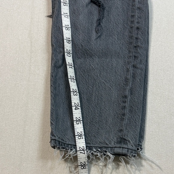 American Eagle Outfitters Gray Distressed Cropped Jeans - Picture 8 of 8